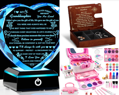 Great Gift Ideas For The Grandkids In Your Life. Nanny Approved!!🤩🥰🎁🎉🎊🎀 cover photo collage