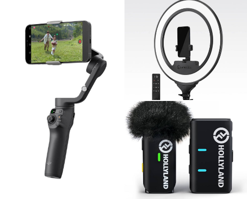 Content Creators Must Haves cover photo collage