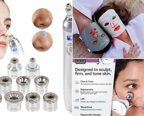 Top gadgets that will change your skincare routine! cover photo collage
