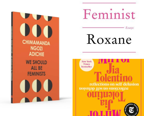 Feminist reads that aren't boring cover photo collage