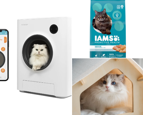 Favorite Cat Products 😻 cover photo collage