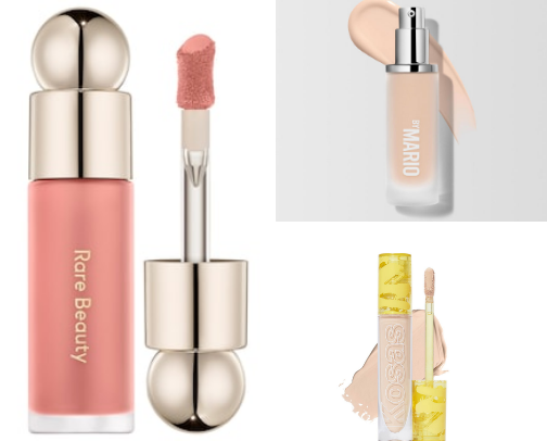 cool toned beauty products for pale skin cover photo collage