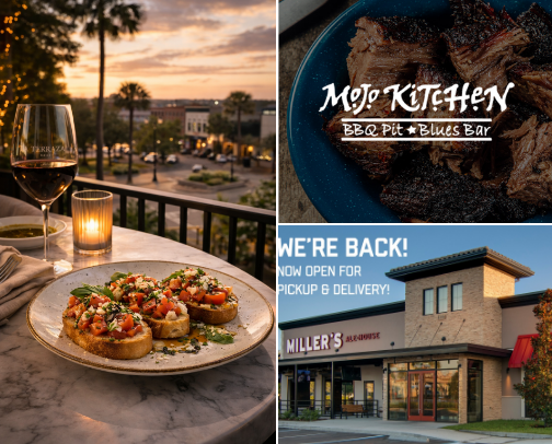 Best restaurants to visit in Ocala Florida cover photo collage