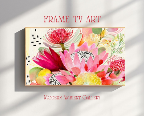 SPRING TV AESTHETIC - 4K ART TV SCREENSAVERS cover photo collage
