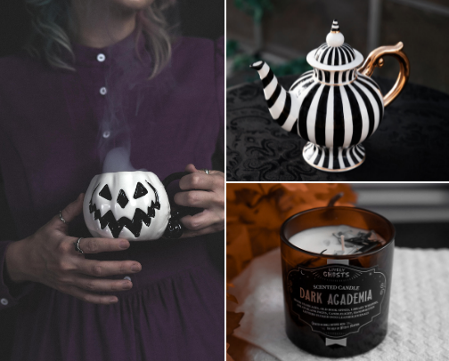 A Spooky, Classy Baddie's Home Decor cover photo collage