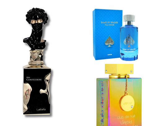 Broke but bougie colognes cover photo collage