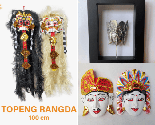 Rekomendasi hiasan dinding / pajangan dari Bali Indonesia cover photo collage