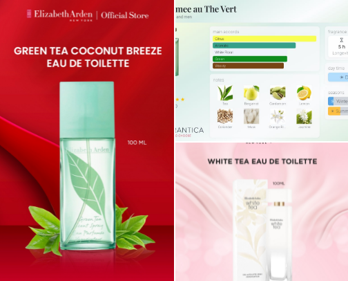 Soft Tea-like Scent cover photo collage