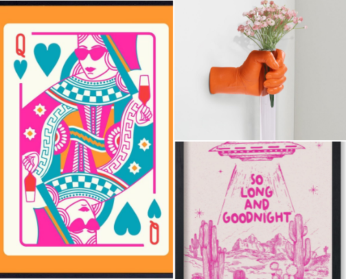 Dorm Room Useful Items, Funky Decor and accessories cover photo collage