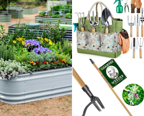 Homestead Gardening Must-Haves — Tools, Raised Beds & Off-Grid Power cover photo collage