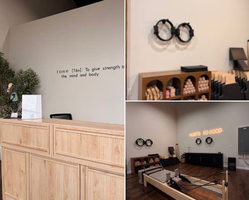 SAHM Pilates princess 🩰💓 cover photo collage