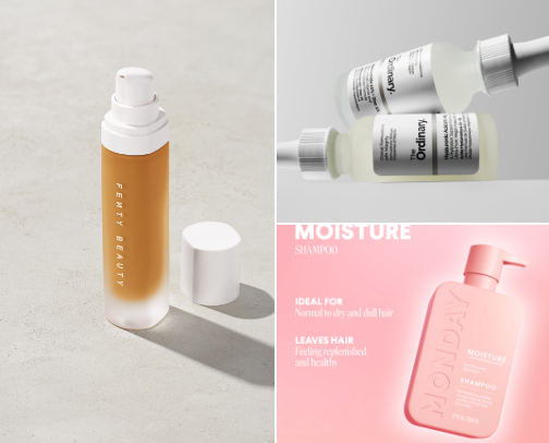 My favorite beauty recs cover photo collage