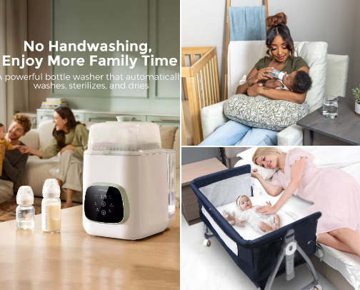 New baby necessities!! cover photo collage