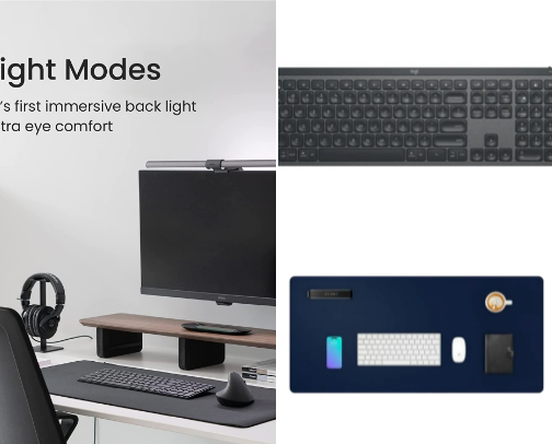 Luxury Desk Essentials That Make Working From Home Feel Expensive | Amazon Finds for Creators cover photo collage