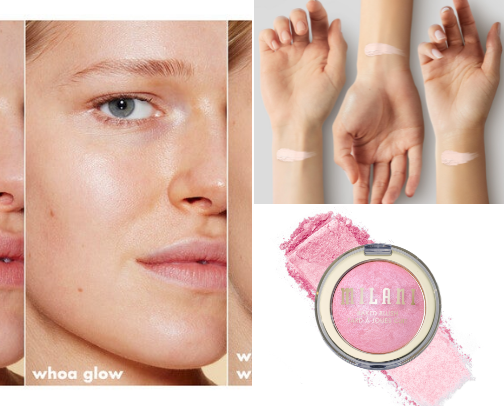 Daily makeup routine cover photo collage