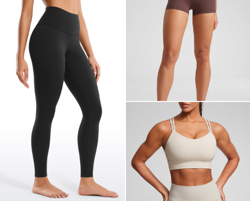 Athletic wear cover photo collage