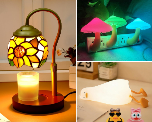Cozy Ambient Lighting Finds cover photo collage