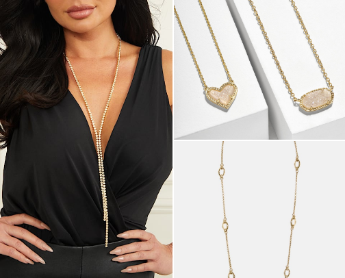 Type of Necklaces cover photo collage