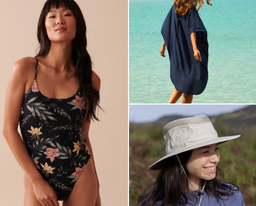Tropical Travel Wear! cover photo collage