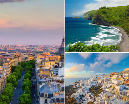 Travel and Tours cover photo collage