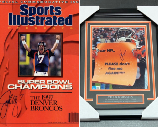 Memorabilia Gifts For NFL Fans (Part 1 of 3: A-D) cover photo collage