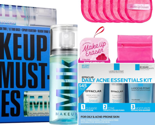 💄 makeup and skincare cover photo collage