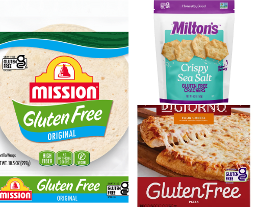 My favorite Gluten free items cover photo collage