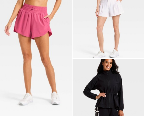 Target Spring Activewear cover photo collage