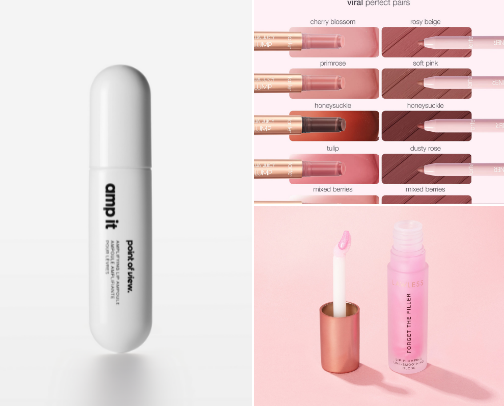 Luxury for your lips cover photo collage