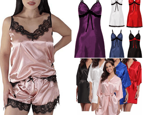 Women Sleepwear cover photo collage