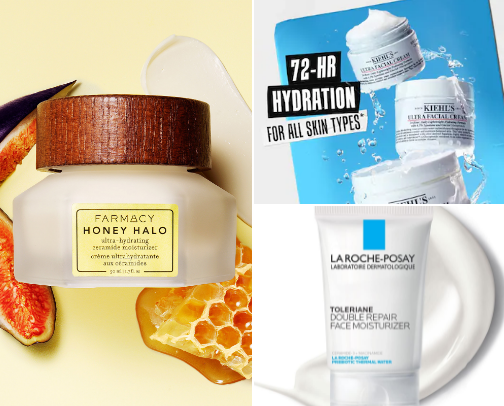 Moisturizers for all skin types ⭐️- SEPHORA & AMAZON cover photo collage
