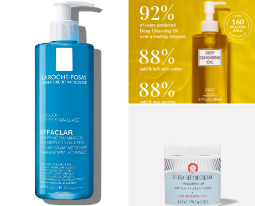 Skin care for clear glowy skin cover photo collage