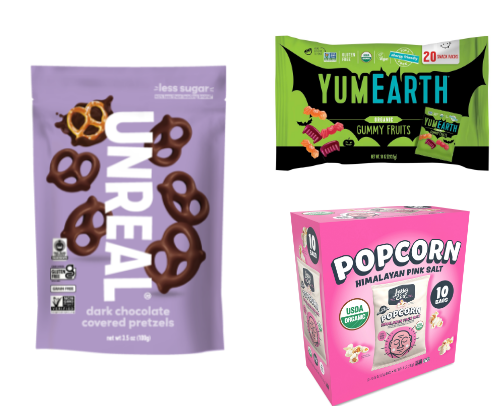 Healthier Halloween Candy cover photo collage