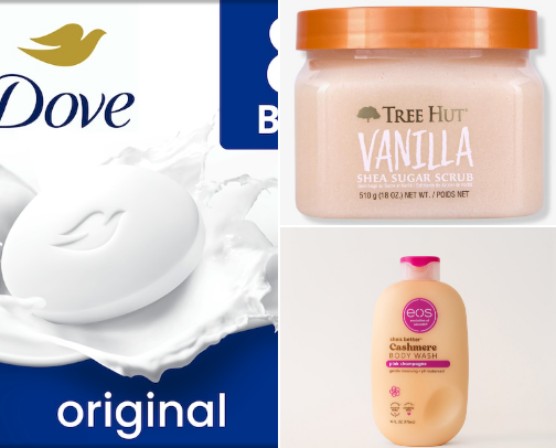 Shower time routine cover photo collage