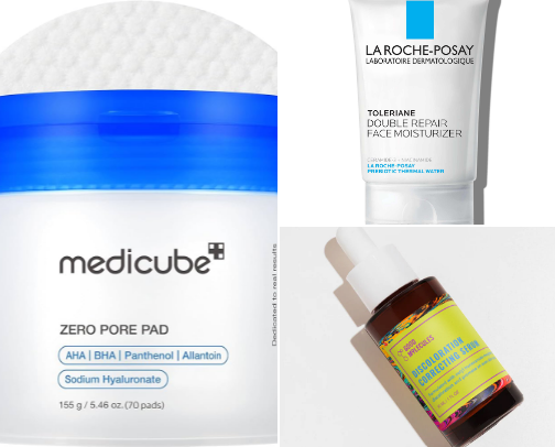 Skincare favorites for dry/combination skin cover photo collage