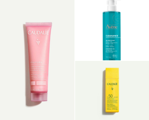 Skincare cover photo collage
