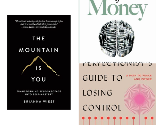 Books to level up your mental & become HER cover photo collage