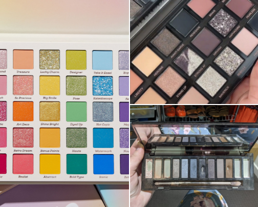 Eyeshadow palettes I use every day ✨ cover photo collage