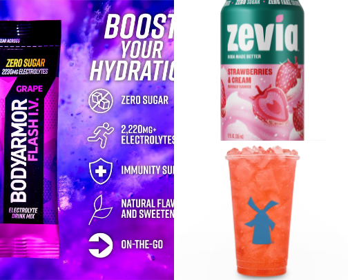 Sugar free drinks that taste good! cover photo collage