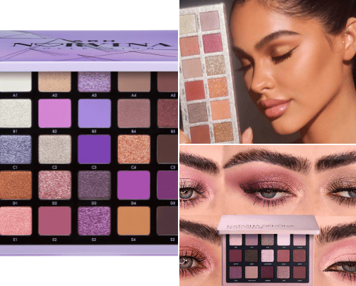 Eye shadow cover photo collage
