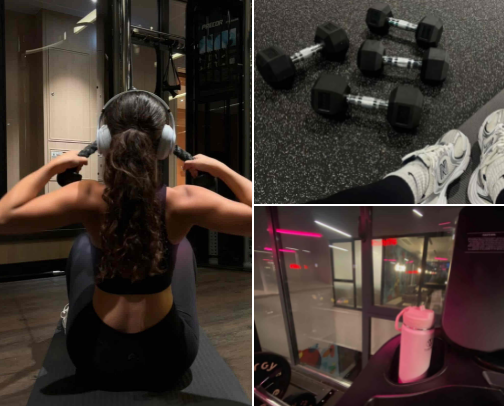 Get Active | Move, Sweat, Repeat 💪✨ cover photo collage