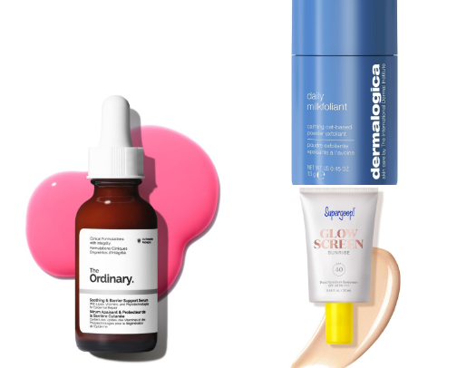 skincare favs cover photo collage