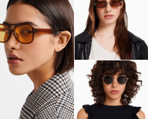 Sunglasses cover photo collage