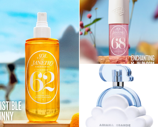 Fav perfumes / scents cover photo collage