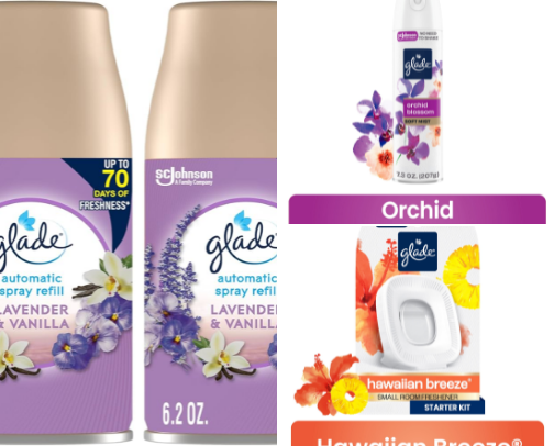 Air freshener room and bathroom cover photo collage