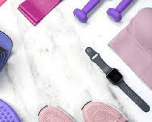Gym equipment cover photo collage