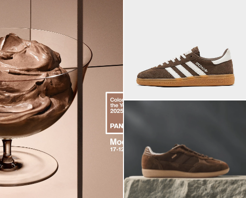 Sneakers | Pantone Color of the Year-Mocha Mousse cover photo collage
