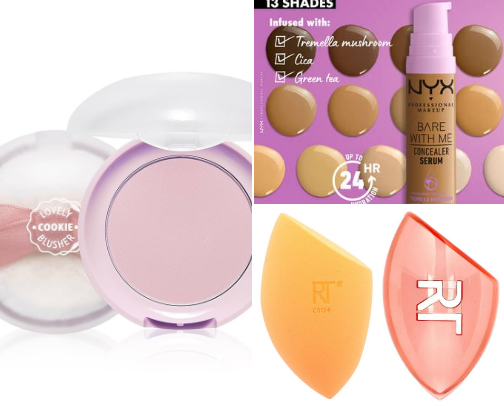 Makeup favorites cover photo collage