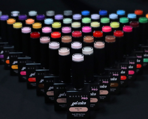 DIY nail products cover photo collage