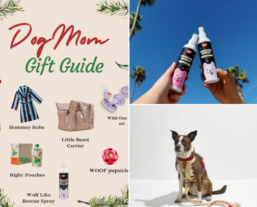 Dog Mom Christmas wishlist cover photo collage
